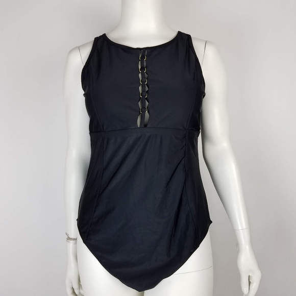 St Johns Bay One Piece Swimsuit Blk 22W